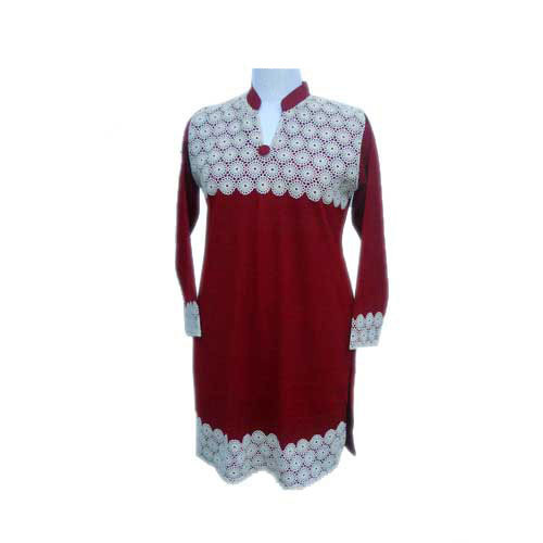 Ladies Stylish Woolen Kurti manufacturing by Khushboo Knitwears at Best  Price
